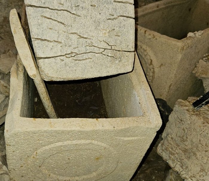 Three 1850-Year-Od Stone Ossuaries Prevented From Looting Near Kafr Kanna In Galilee