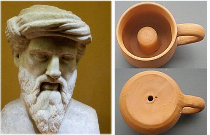 Pythagorean Cup Was A Practical Joke To Punish Greedy Drinkers And It Still Fools People