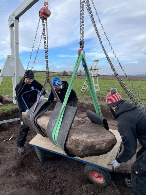 Rare Pictish Symbol Stone Found Near The Battle Of Nechtansmere Site 