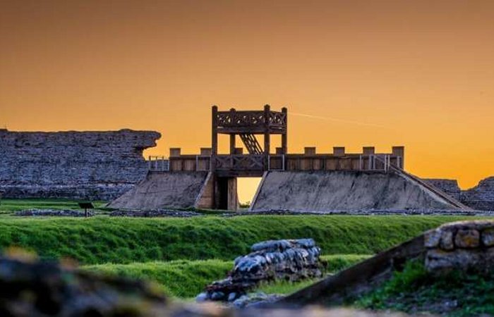 Reconstructed Roman Gateway Tells The Story Of Britain's Invasion