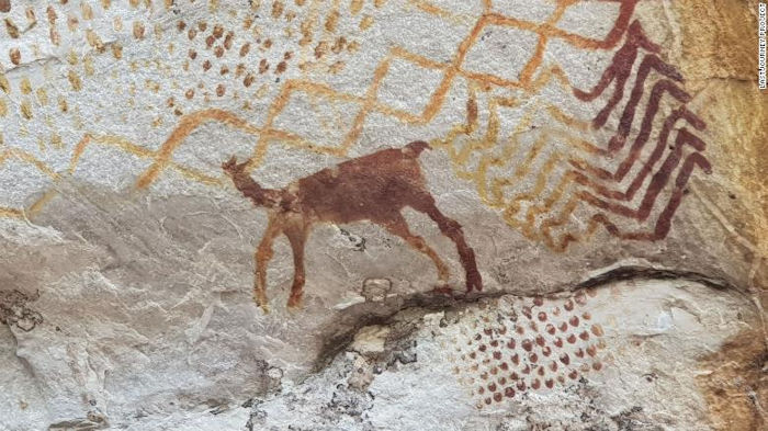 Puzzling Extinct Giants Depicted On 12,000-Year-Old Rock Paintings In The Colombian Amazon Rainforest Baffle Scientists