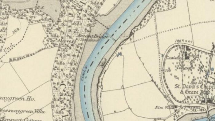 Long-Lost Roman Bridge Re-Discovered In Chepstow River Wye Mud, UK