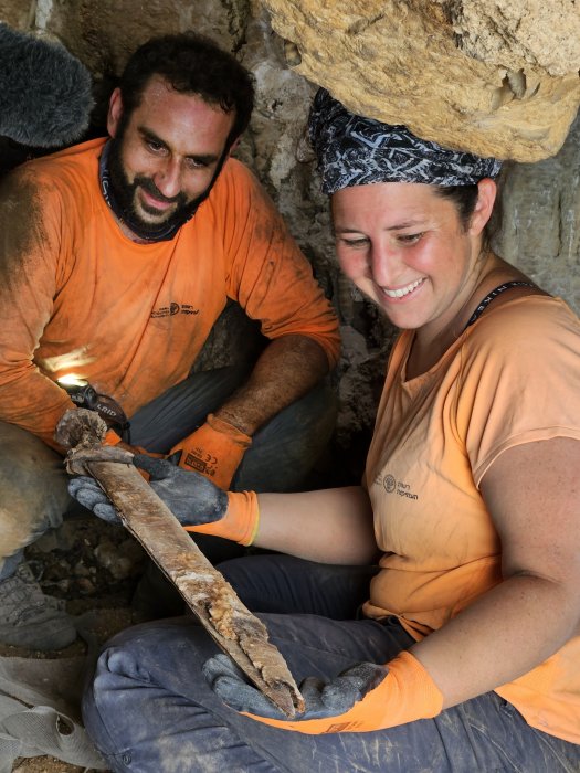 Four Rare And Incredibly Well-Preserved 1,900-Year-Old Roman Swords Found In Judean Desert