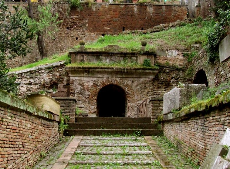 Entrance to the Tomb of the Scipios.