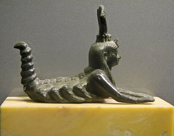 Goddess Serket In Egyptian mythology depicted as a scorpion.