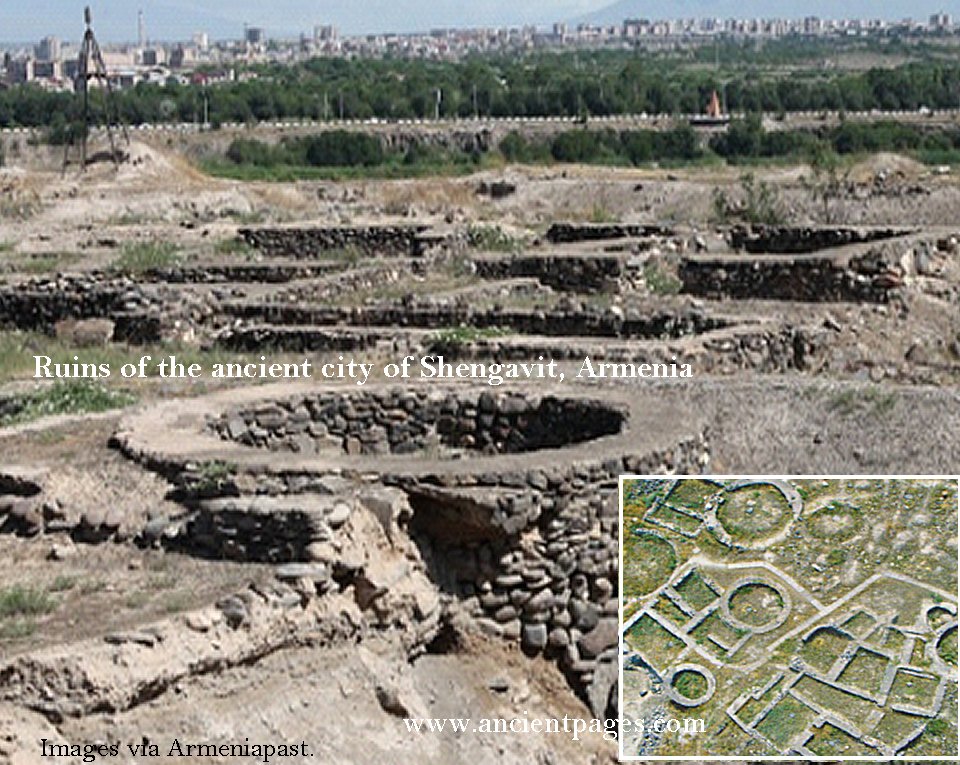 Shengavit ruins Armenia