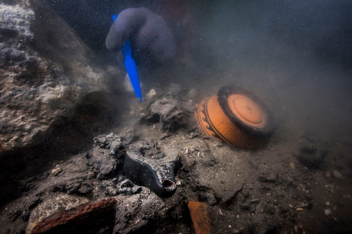 Ptolemaic-Era Warship Discovered Near The Sunken City Of Heracleion In Alexandria By Underwater Archaeologists 