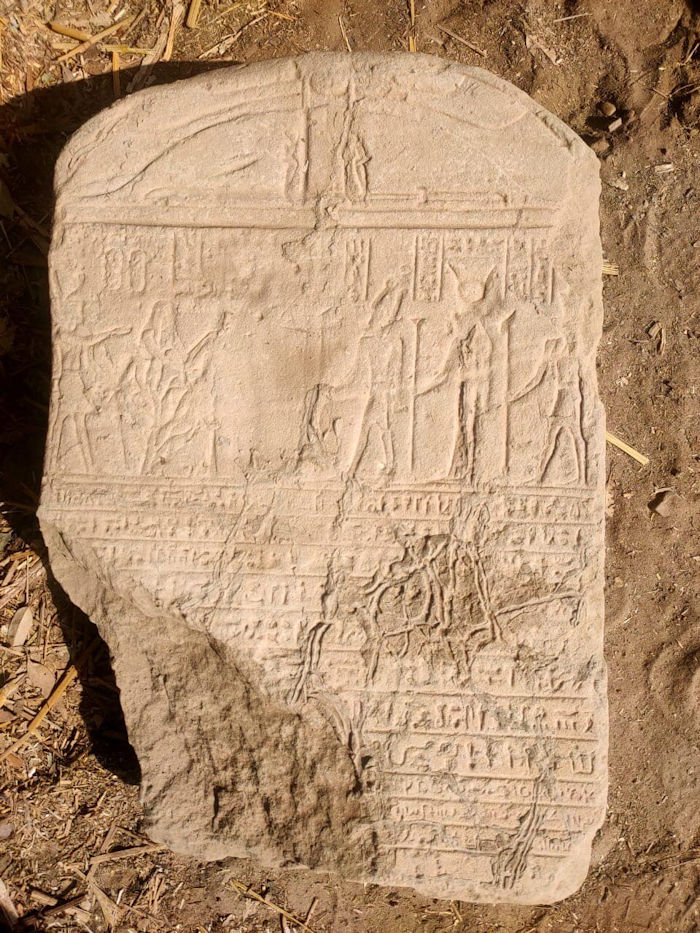 Sphinx Statue With A Smiley Face And Two Dimples Unearthed In Qena Egypt