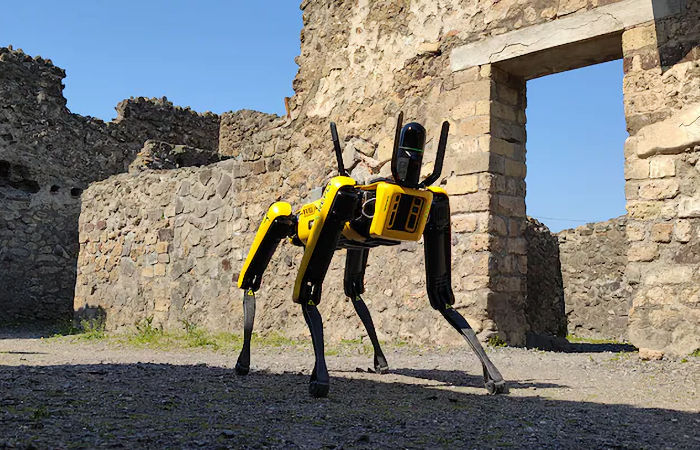 Meet SPOT - Robot Dog Deployed To Guard The Ancient Ruins Of Pompeii