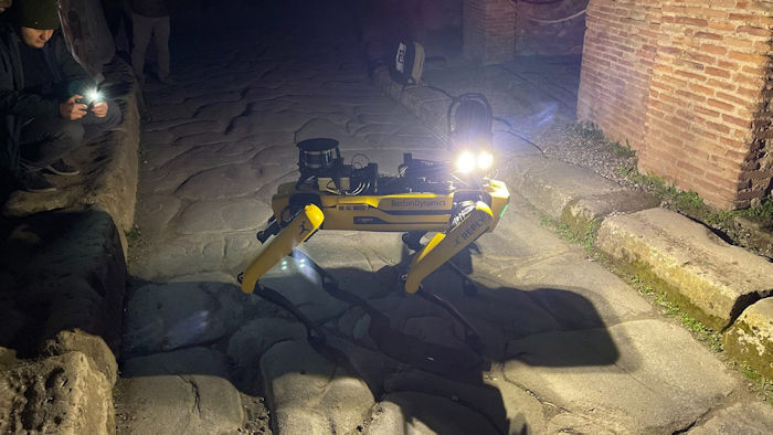 Meet SPOT - Robot Dog Deployed To Guard The Ancient Ruins Of Pompeii