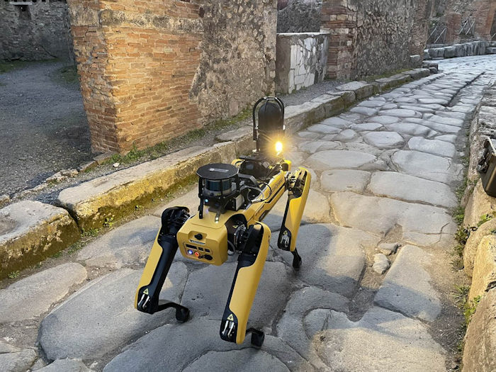 Meet SPOT - Robot Dog Deployed To Guard The Ancient Ruins Of Pompeii