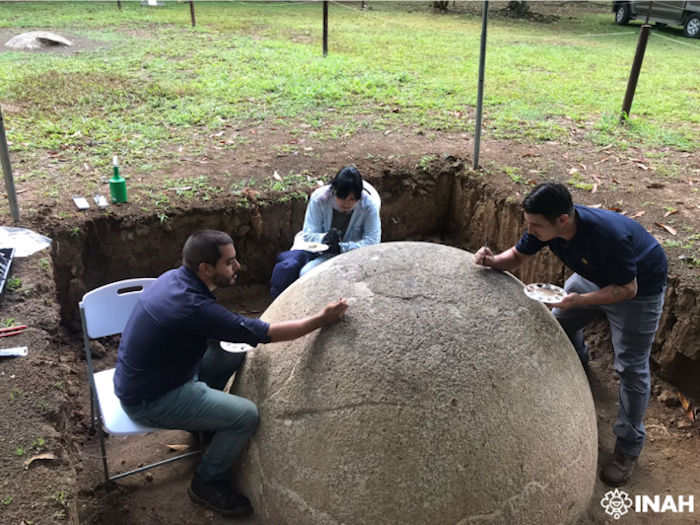 Six Ancient Giant Stone Spheres Recovered From The Diquís Delta, Costa Rica