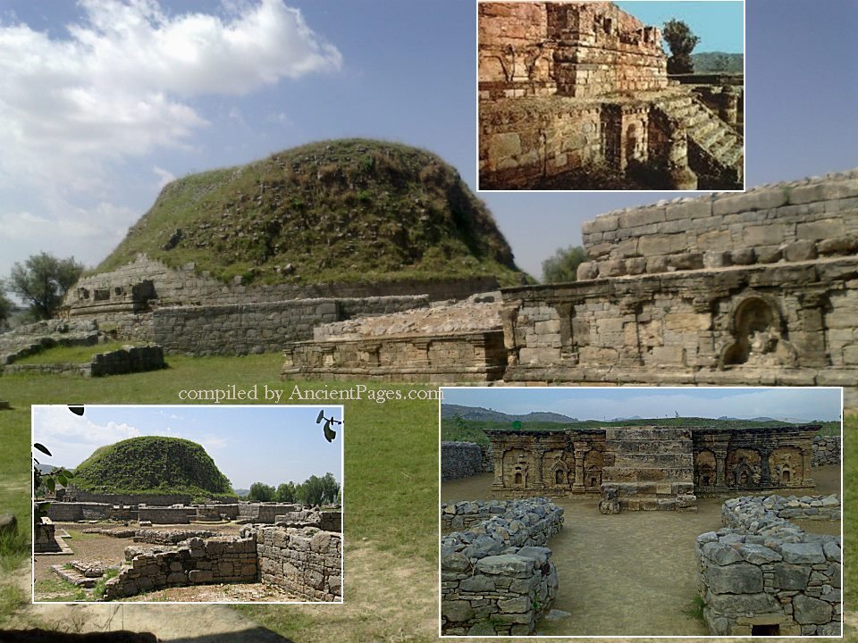 Takshashila ruins located in the Rawalpindi District of the Punjab province in Pakistan.