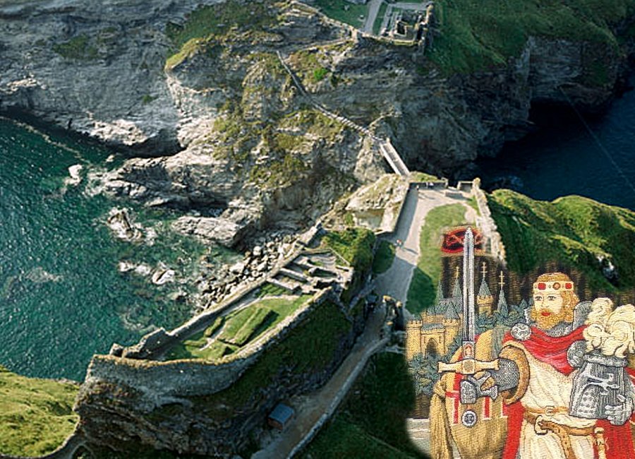 Iconic hero, King Arthur was first linked to Tintagel in the 12th century, when it was named by Geoffrey of Monmouth as the place where Arthur was conceived.