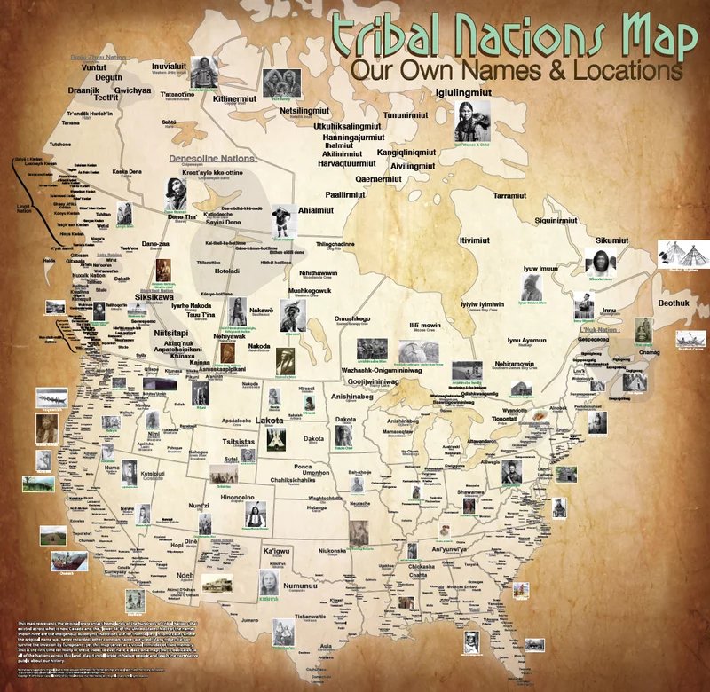 A Unique Native American Map Everyone Should See 