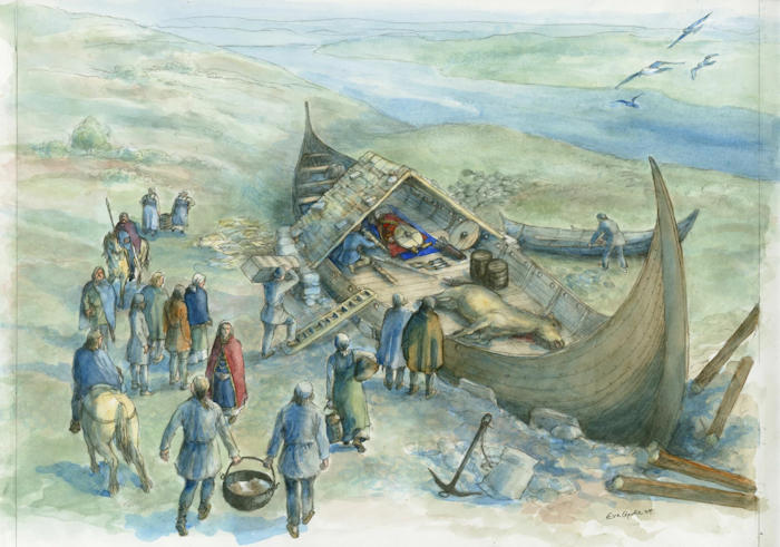 Spectacular Find - 20-Meter-Long Viking Ship Discovered Salhushaugen Gravemound, Norway