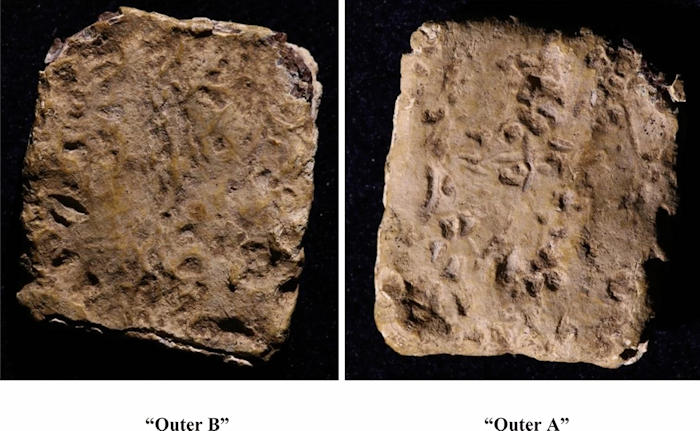 X-Ray Images Reveal Hidden Text On Ancient 'Cursed' Mount Ebal Tablet