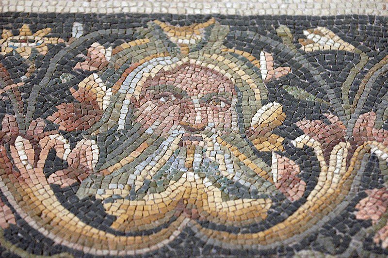  Gaziantep Zeugma Museum Eros and Psyche mosaic Border